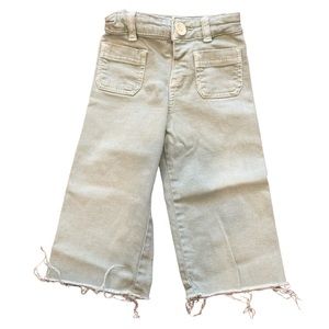 Zara girls Twill Sailor Pants Size 12-18 months